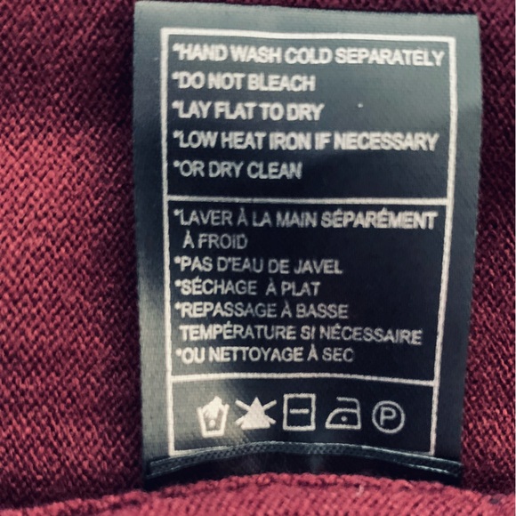 BB Dakota Womens Sweater Dress Red Burgundy Slit Crew Neck Long Sleeve Small - Picture 8 of 10